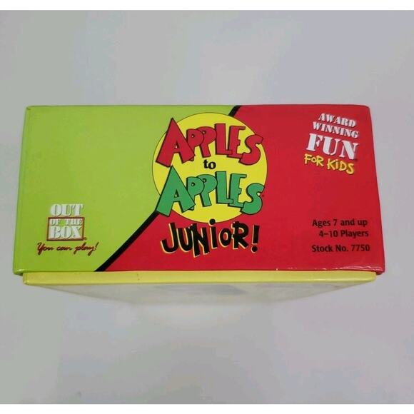 Apples To Apples Junior ! Card Game Out Of The Box Games- Complete - Picture 4 of 7